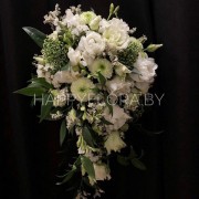 Белый свадебный букет