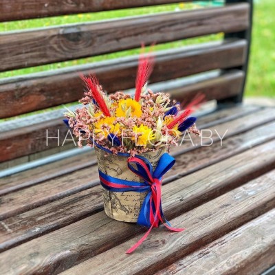 Букет из сухоцветов желтый Букет из сухоцветов желтый